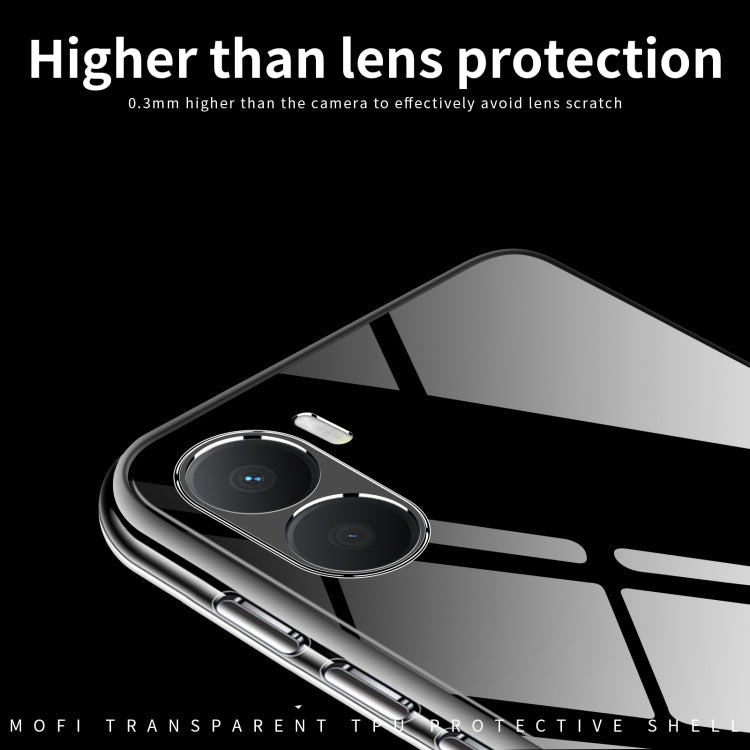 For Honor Play 40 Plus 5G MOFI Ming Series Ultra-thin TPU Phone Case(Transparent) by MOFI