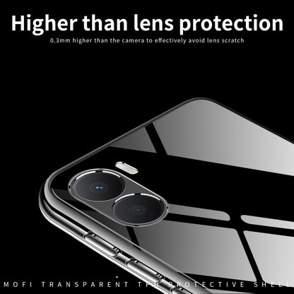For Honor Play 40 Plus 5G MOFI Ming Series Ultra-thin TPU Phone Case(Transparent) by MOFI
