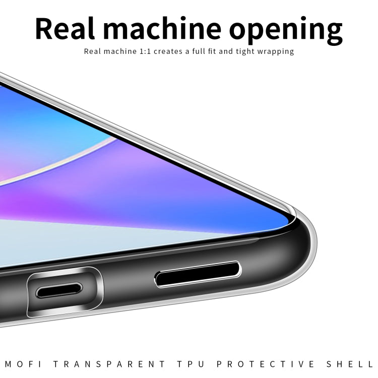 For Honor Play 40 Plus 5G MOFI Ming Series Ultra-thin TPU Phone Case(Transparent) by MOFI