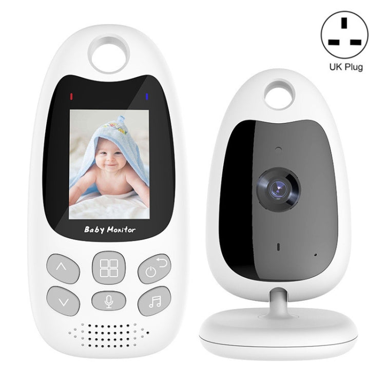 VB610 Baby Monitor Camera Wireless Two-way Talk Back Baby Night Vision IR Monitor(UK Plug) by bashfashion