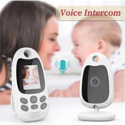 VB610 Baby Monitor Camera Wireless Two-way Talk Back Baby Night Vision IR Monitor(EU Plug) by bashfashion