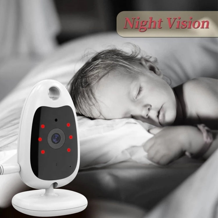 VB610 Baby Monitor Camera Wireless Two-way Talk Back Baby Night Vision IR Monitor(EU Plug) by bashfashion