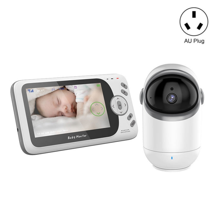 VB801 4.3 inch Night Vision Camera Baby Monitor, Wireless Intercom Audio Video Camera, Temperature Detection(AU Plug) by bashfashion