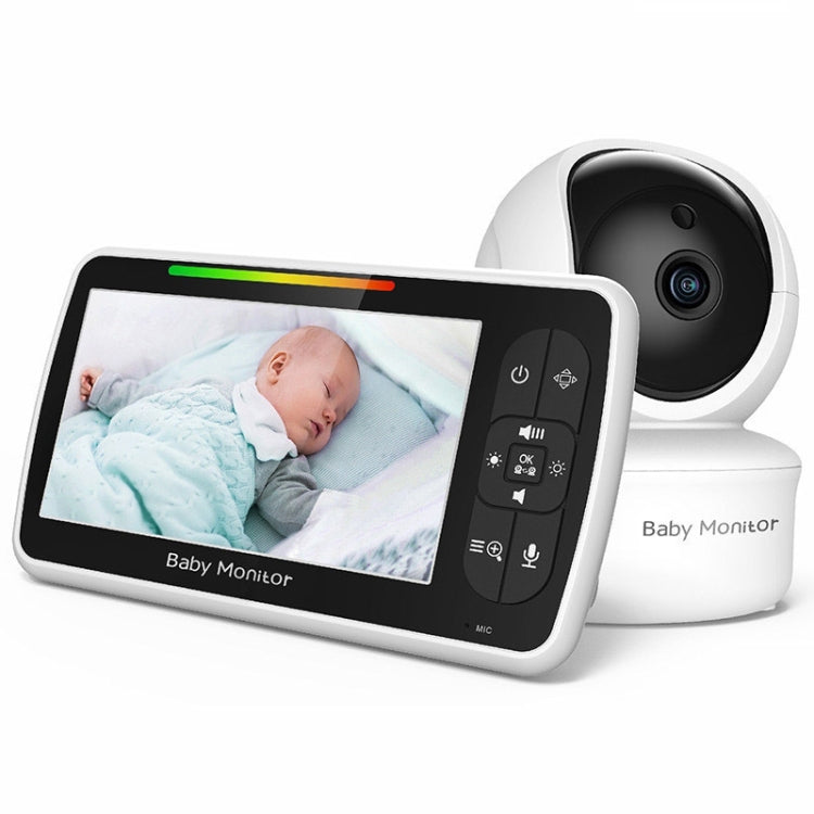 SM650 Wireless Video Baby Camera Intercom Night Vision Temperature Monitoring Cam(AU Plug) by bashfashion