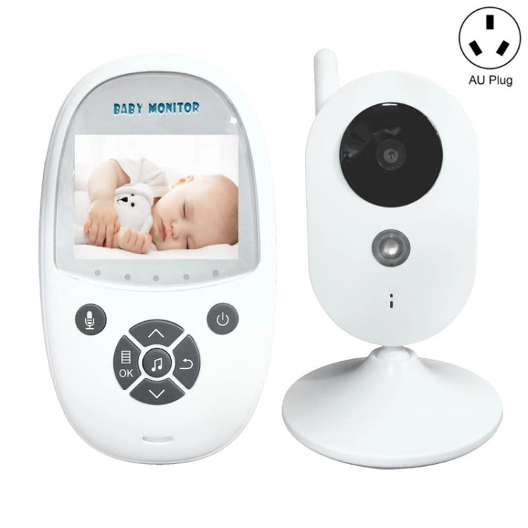 ZR302 2.4GHz Digital Video Smart Baby Monitor Night Vision Camera, Music Player, Two Way Intercom Function(AU Plug) by bashfashion