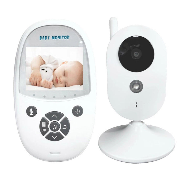 ZR302 2.4GHz Digital Video Smart Baby Monitor Night Vision Camera, Music Player, Two Way Intercom Function(EU Plug) by bashfashion