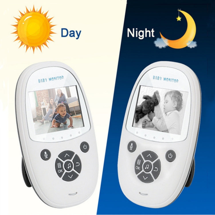ZR302 2.4GHz Digital Video Smart Baby Monitor Night Vision Camera, Music Player, Two Way Intercom Function(EU Plug) by bashfashion
