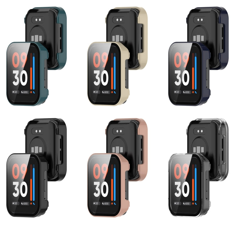 For Realme Watch 3 Pro PC+ Toughened Film Integrated Protective Case(Transparent) by bashfashion