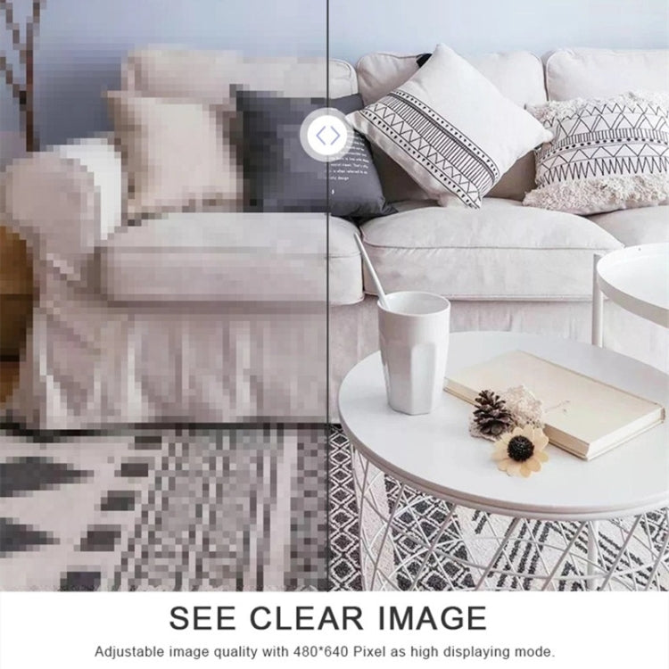 ABM100 4.3 inch Wireless Video Color Night Vision Baby Monitor 360-Degree Security Camera(UK Plug) by bashfashion