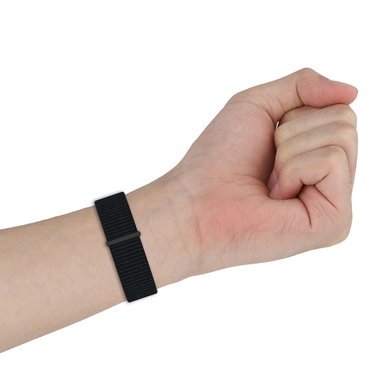 For Google Pixel Watch Nylon Weave Watch Band(Grayish White) by bashfashion