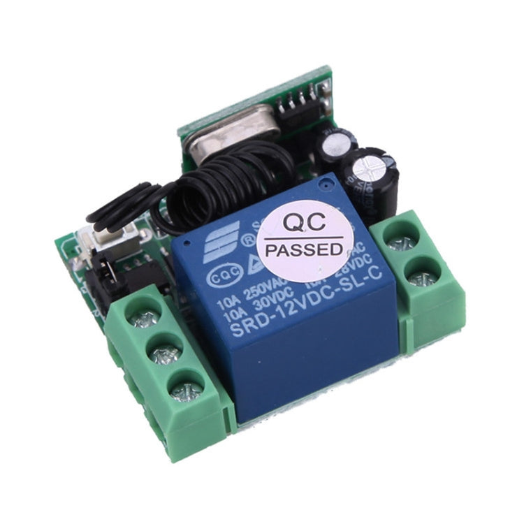 12V 10A RF Wireless Remote Control Switch 1CH Relay Receiver by bashfashion