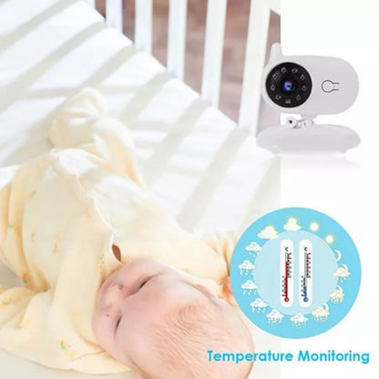 BM850 3.5 inch Wireless Video Color Baby Monitor Night Vision Temperature Monitor(EU Plug) by bashfashion