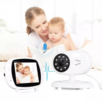 BM850 3.5 inch Wireless Video Color Baby Monitor Night Vision Temperature Monitor(AU Plug) by bashfashion