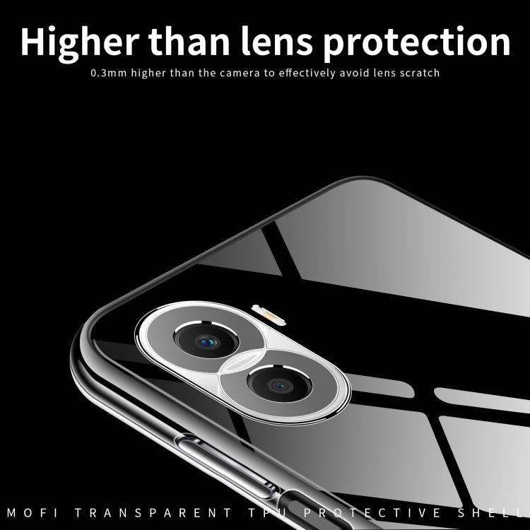 For Huawei Nova 10 SE MOFI Ming Series Ultra-thin TPU Phone Case(Transparent) by MOFI