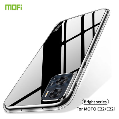 For Motorola Moto E22 / E22i MOFI Ming Series Ultra-thin TPU Phone Case(Transparent) by MOFI