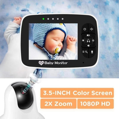 SM935 3.5 inch LCD Screen Wireless Video Baby Monitor Night Vision Two-Way Audio IP Camera(US Plug) by bashfashion