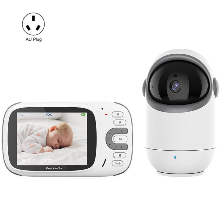 VB802 3.2 inch Baby Monitor Wireless Digital Video Rotating Camera(AU Plug) by bashfashion