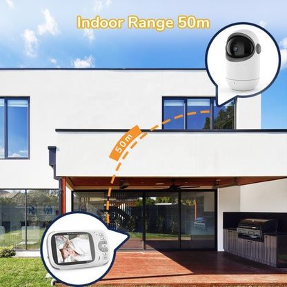 VB802 3.2 inch Baby Monitor Wireless Digital Video Rotating Camera(UK Plug) by bashfashion