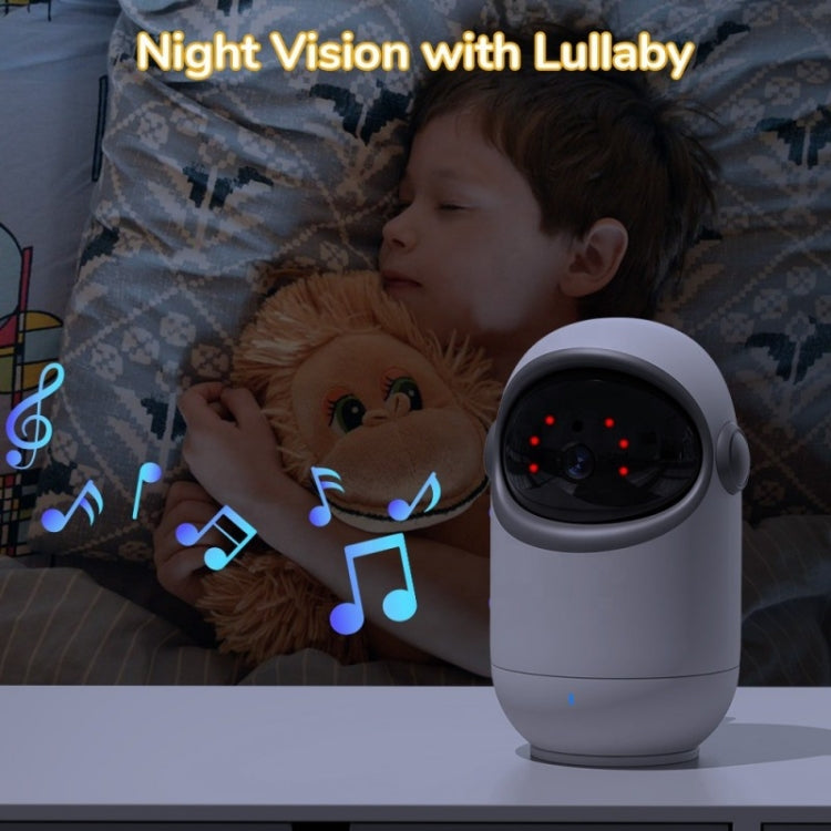 VB802 3.2 inch Baby Monitor Wireless Digital Video Rotating Camera(US Plug) by bashfashion
