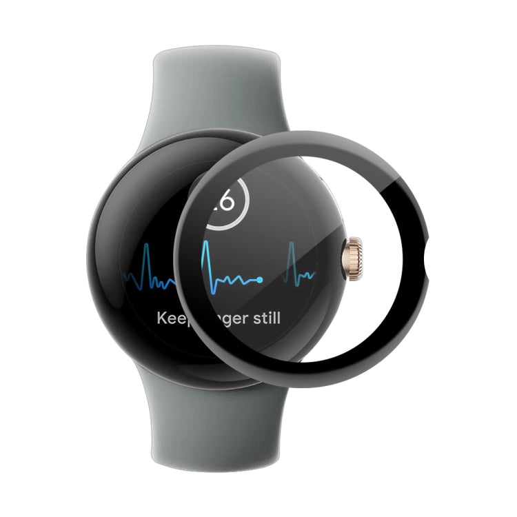 1pcs For Google Pixel Watch ENKAY 3D Full Coverage Soft PC Edge + PMMA HD Screen Protector Film by ENKAY