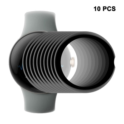 10pcs For Google Pixel Watch ENKAY 3D Full Coverage Soft PC Edge + PMMA HD Screen Protector Film by ENKAY
