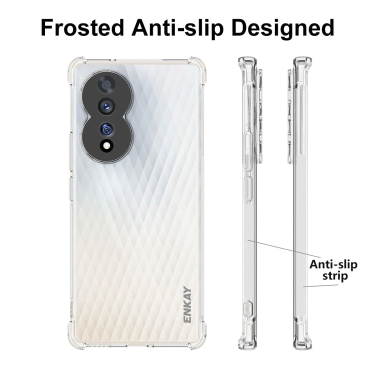 For Honor 80 ENKAY Hat-Prince Clear TPU Shockproof Phone Case by ENKAY