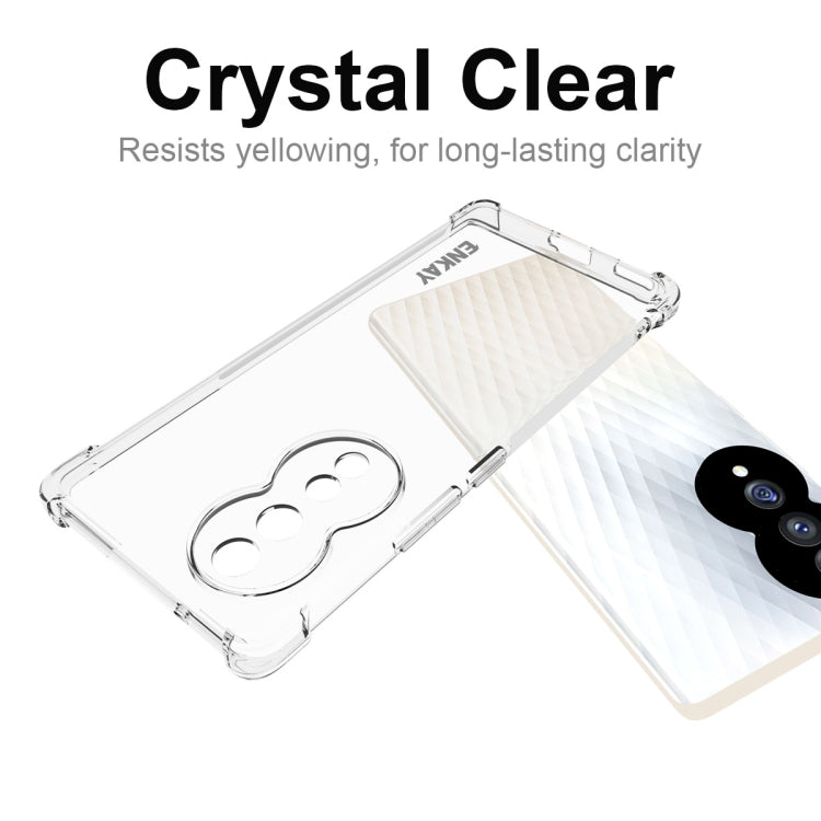 For Honor 80 ENKAY Hat-Prince Clear TPU Shockproof Phone Case by ENKAY