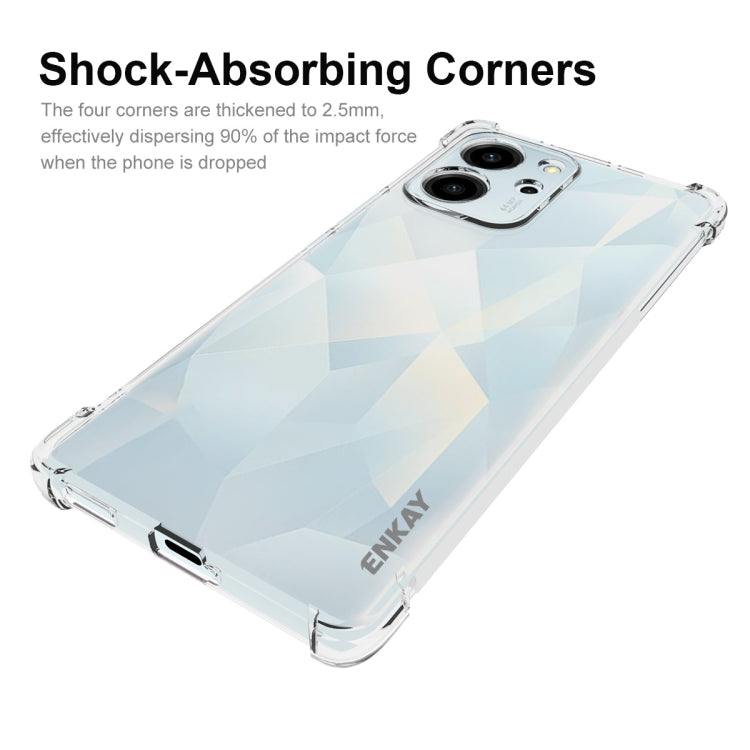 For Honor 80 SE 5G ENKAY Hat-Prince Clear TPU Shockproof Phone Case by ENKAY