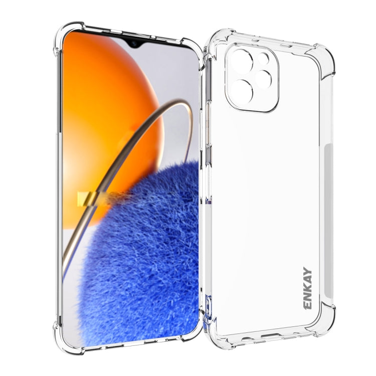 For Huawei Nova Y61 4G ENKAY Hat-Prince Clear TPU Shockproof Phone Case by ENKAY