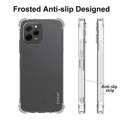For Huawei Nova Y61 4G ENKAY Hat-Prince Clear TPU Shockproof Phone Case by ENKAY