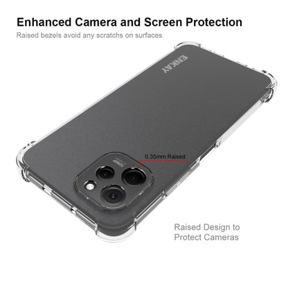 For Huawei Nova Y61 4G ENKAY Hat-Prince Clear TPU Shockproof Phone Case by ENKAY