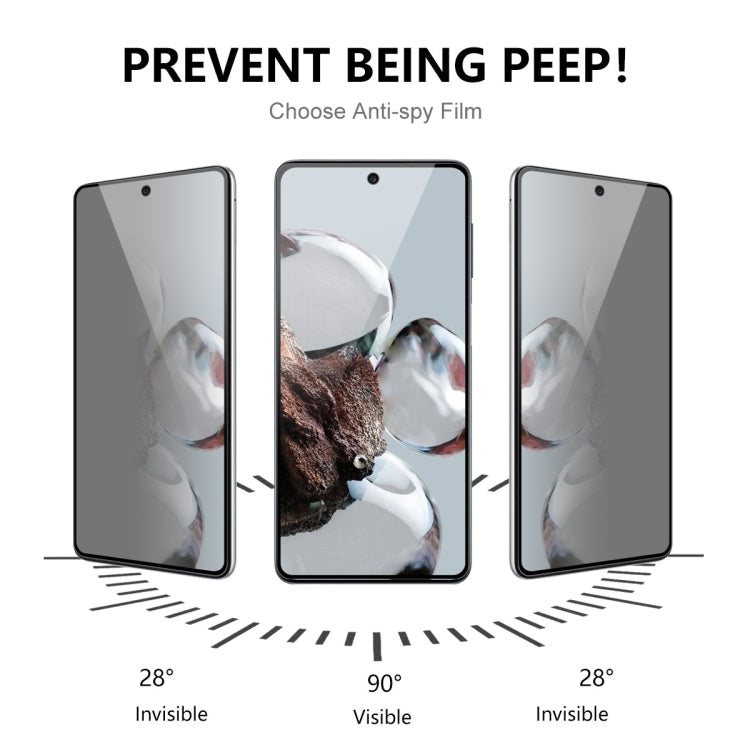 For Xiaomi 12T / 12T Pro ENKAY 28 Degree Anti-peeping Tempered Glass Full Screen Film by ENKAY