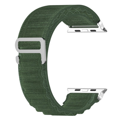 Double Color Nylon Watch Band For Apple Watch Ultra 49mm(Green) by bashfashion