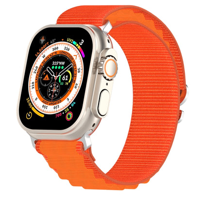 Double Color Nylon Watch Band For Apple Watch Series 9&8&7 41mm / SE 3&SE 2&6&SE&5&4 40mm / 3&2&1 38mm(Orange) by bashfashion