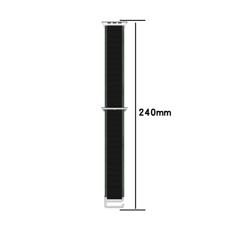 Double Color Nylon Watch Band For Apple Watch Series 9&8&7 41mm / SE 3&SE 2&6&SE&5&4 40mm / 3&2&1 38mm(Orange) by bashfashion