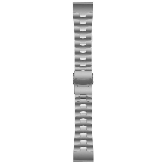 For Garmin Fenix 5X Sapphire 26mm Titanium Alloy Quick Release Watch Band(Titanium Gray) by bashfashion