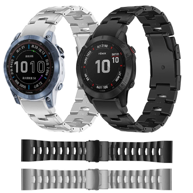For Garmin Descent MK 2 26mm Titanium Alloy Quick Release Watch Band(Titanium Gray) by bashfashion