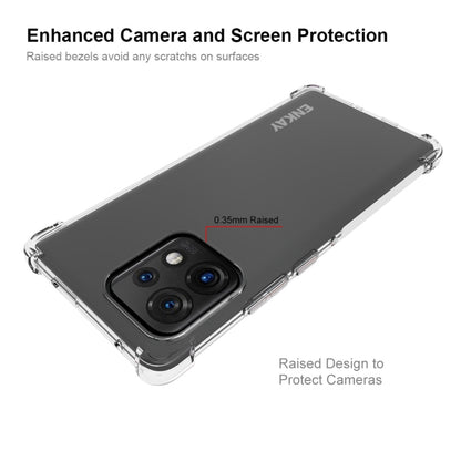 For Motorola Moto X40 5G ENKAY Transparent TPU Shockproof Phone Case by ENKAY