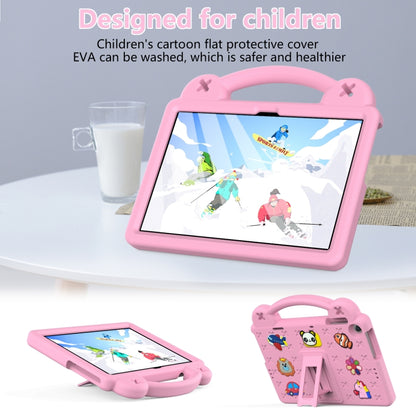 For Lenovo Tab M10 3rd Gen TB328FU / TB328XU 2022 10.1 Handle Kickstand Children EVA Shockproof Tablet Case(Pink) by bashfashion