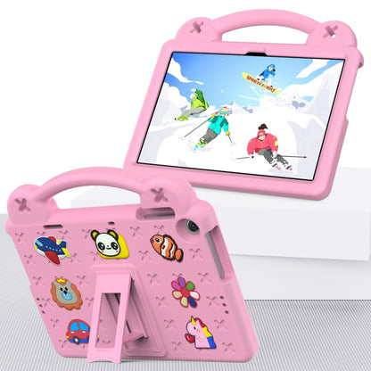 For Lenovo Tab M10 3rd Gen TB328FU / TB328XU 2022 10.1 Handle Kickstand Children EVA Shockproof Tablet Case(Pink) by bashfashion