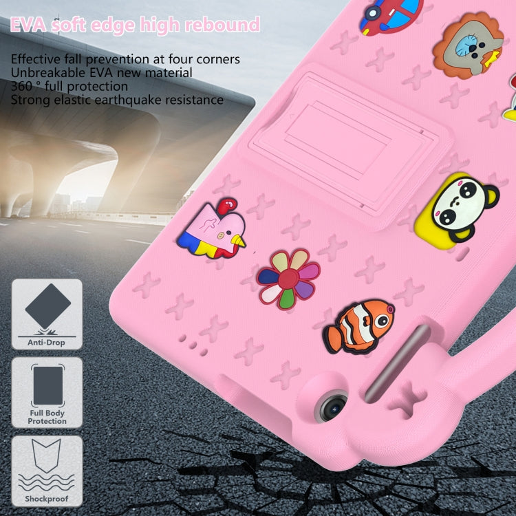 For Huawei Enjoy Tablet 2 10.1 Handle Kickstand Children EVA Shockproof Tablet Case(Pink) by bashfashion