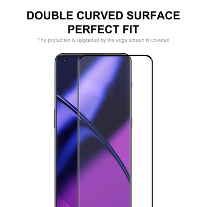 For OnePlus 11 ENKAY Hat-Prince 3D Hot Bending Explosion-proof Full Glue Tempered Glass Film by ENKAY