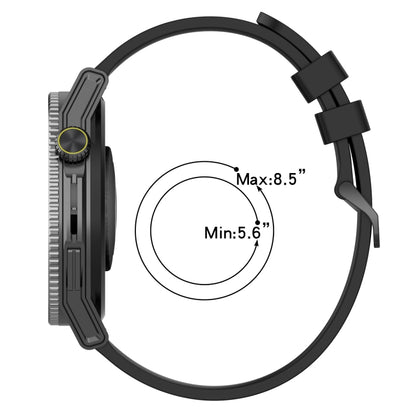 For Garmin Venu 20mm Vertical Two-Color Silicone Watch Band(Orange+Black) by bashfashion