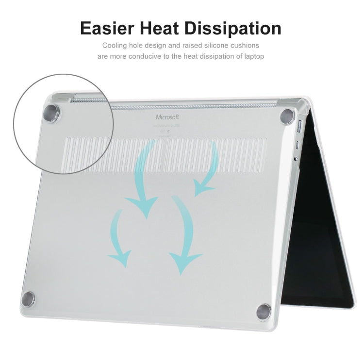 For Microsoft Surface Laptop 3/4/5 13.5 Steel 1868/1951 ENKAY Hat-Prince Shockproof Crystal Hard Case(Transparent) by ENKAY