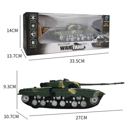 MoFun 369 Remote Control Tank 1:32 Four-way RC Vehicle(Green) by MoFun