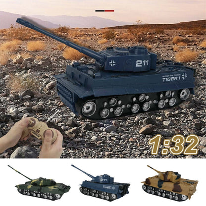 MoFun 369 Remote Control Tank 1:32 Four-way RC Vehicle(Yellow) by MoFun