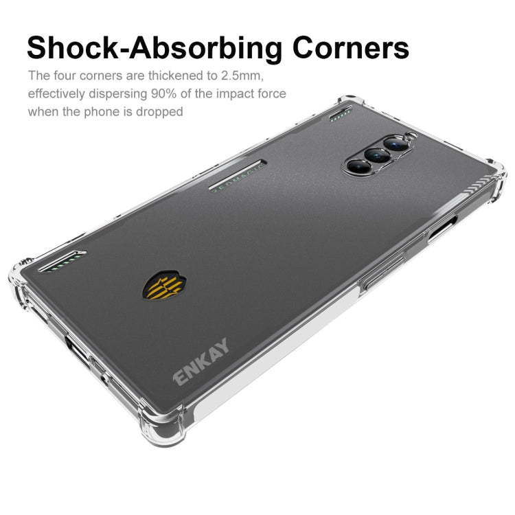 For ZTE Nubia Red Magic 8 Pro ENKAY Hat-Prince Clear TPU Shockproof Phone Case by ENKAY