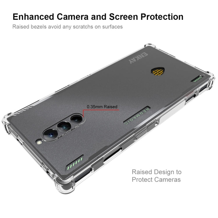 For ZTE Nubia Red Magic 8 Pro ENKAY Hat-Prince Clear TPU Shockproof Phone Case by ENKAY