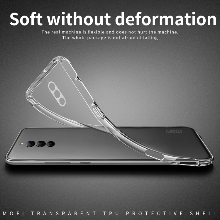 For ZTE Nubia Red Magic 8 / 8 Pro MOFI Ming Series Ultra-thin TPU Phone Case(Transparent) by MOFI