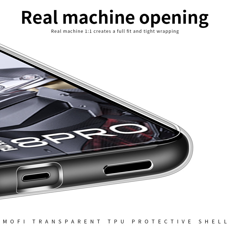 For ZTE Nubia Red Magic 8 / 8 Pro MOFI Ming Series Ultra-thin TPU Phone Case(Transparent) by MOFI
